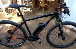 Hub Cyclery in Idyllwild rents out this Felt Electric bike. Photo: Julie Pendray.