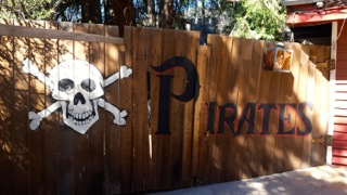 Pirate show gate Oak Glen